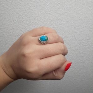 GEMSTUDIO silver turquoise ring